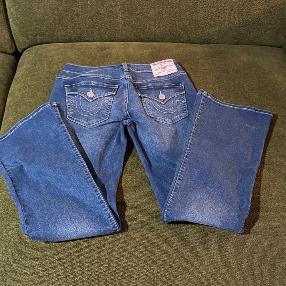 True Religion - Becca Mid Rise Boot Cut Jeans
